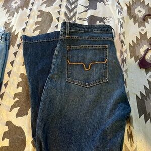Kimes Ranch Indigo Jeans with Amber Stitching